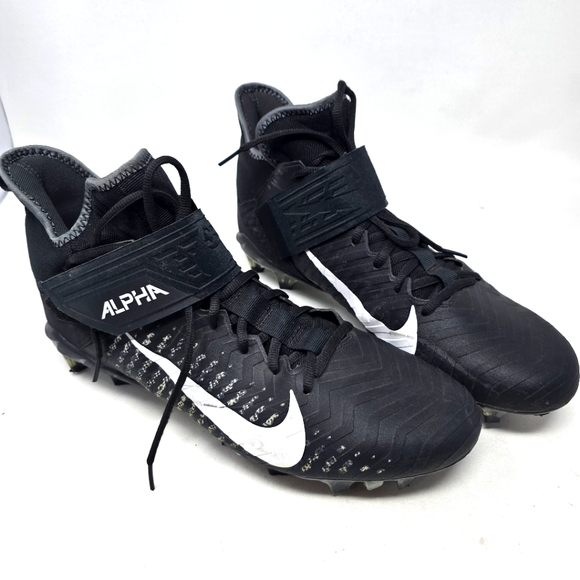 Nike Other - Nike Alpha Menace Pro 2 Men’s Football Cleats Black Size 12 AQ3209-002 No Box.